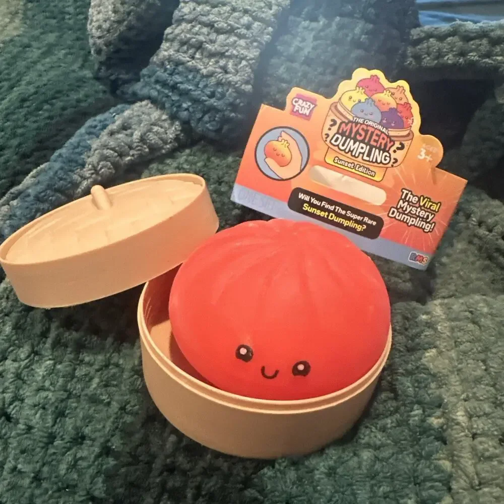Mystery Dumpling SUNSET Edition Five Below Authentic Opened Box Red
